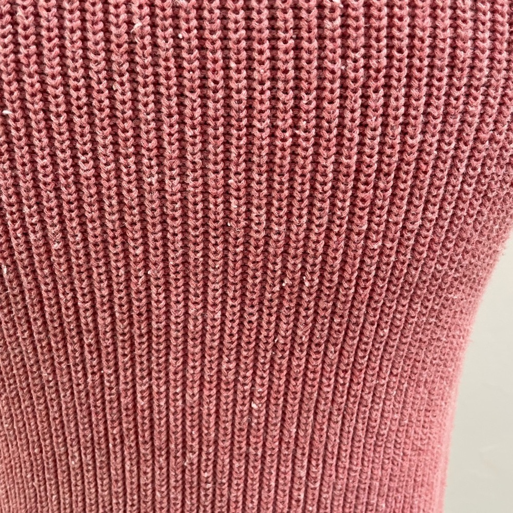 Loft knit sweater vest pink XS petite - Picture 3 of 5